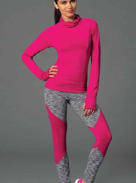 Womenswear — activewear leggings and top