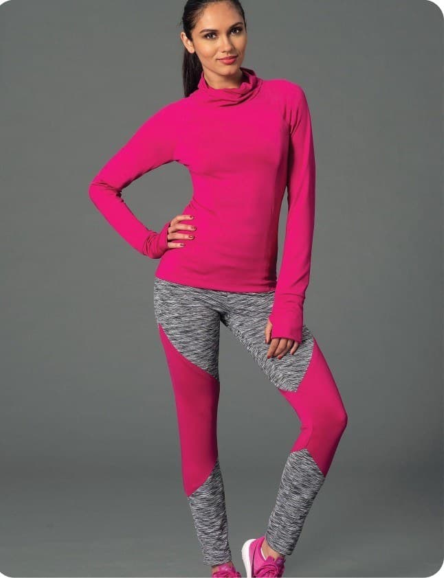 Womenswear — activewear leggings and top